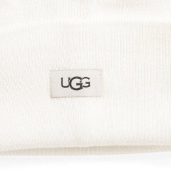 new UGG Knit Cuff Hat Ivory unisex 267mn - Picture 4 of 4